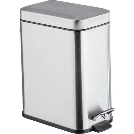 Rechteckiger Metall-Müllkorb, 5 Liter