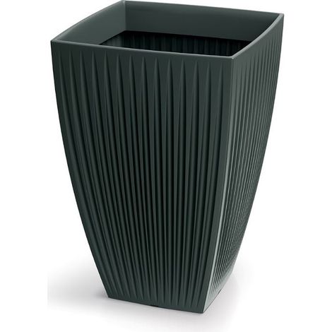 Pot Latia Carré HAUT Ø40x40 Anthracite (1/2)