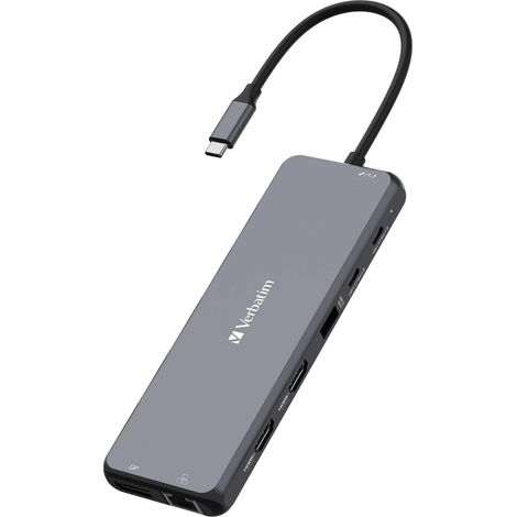 Verbatim CMH-13 USB Typ-C 10000 Mbit/s Silber (1/5)