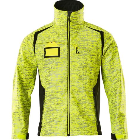Mascot Softshelljacke mit Reflexeffekte 19202 Gr. L hi-vis gelb/schwarz (1/5)