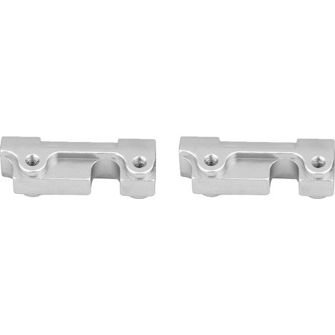 Support de boîte de vitesses avant/arrière en alliage d'aluminium pour voiture RC FS 53633 / 51805 / 51806 1/10 (Argent) (1/5)