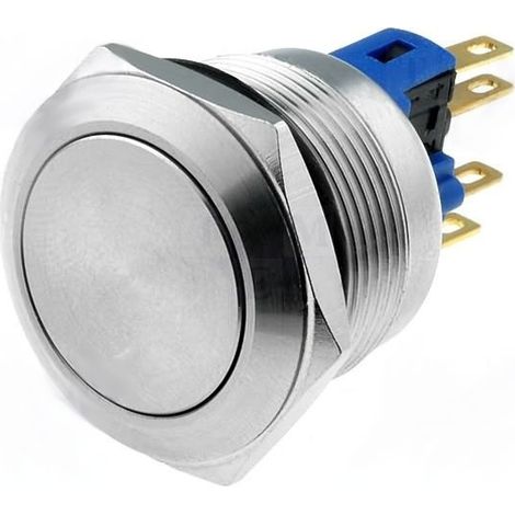 Pulsador Conmutador Antivandalico 3A/220Vac 2 Posiciones IP65 ON-(ON)