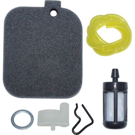 Tuyau de ligne de filtre à air et à carburant avec kit de rondelles et démarreur s'adapte au souffleur Stihl BG55 BG65 BG85 Remplace 4229 120 1800, 4116 195 7200 (1/5)