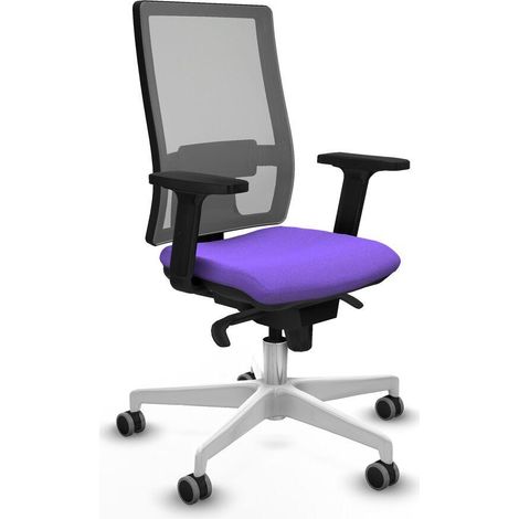 Piqueras y Crespo Hornas chaise bureau violet ergonomique (1/3)