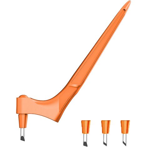 Outils de coupe artisanaux, couteau de précision à 360 degrés en acier inoxydable avec têtes de rechange, outil d'art pour pochoir de Scrapbooking (1/5)