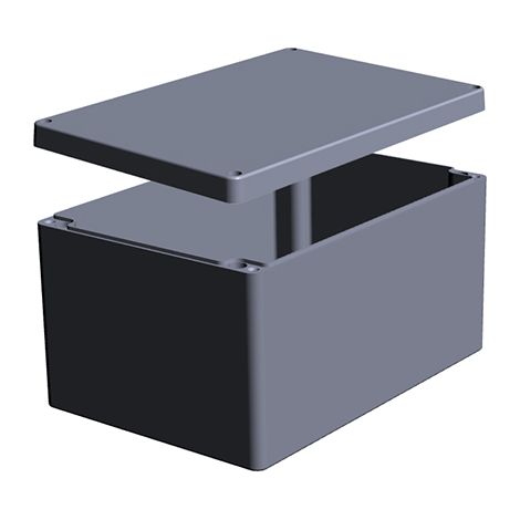 Boîtier RS PRO en Aluminium, 180 x 330 x 230mm IP66 ( Prix pour 1 )