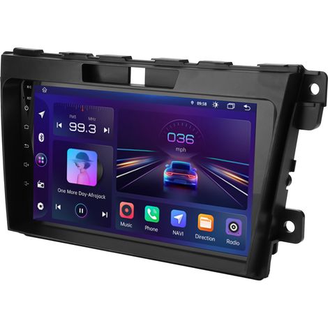 Autoradio 9 pouces Bluetooth Mains Libres Multimédia GPS Navigation pour Mazda CX7 2008-2015 (1/5)