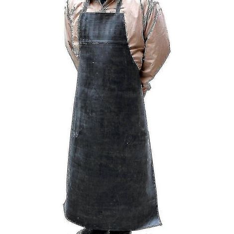 Tablier industriel robuste en vinyle caoutchouté imperméable et réglable (1/5)