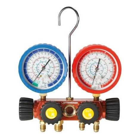 ROTHENBERGER 170606 - Kit manometrico 4 vias 3 man r410a