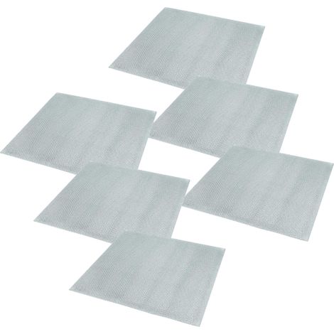 vhbw 6x Filtro metálico de grasa compatible con Siemens LZ6201000, LE67131EU02, LE67131EU01 campana extractora metal (1/4)