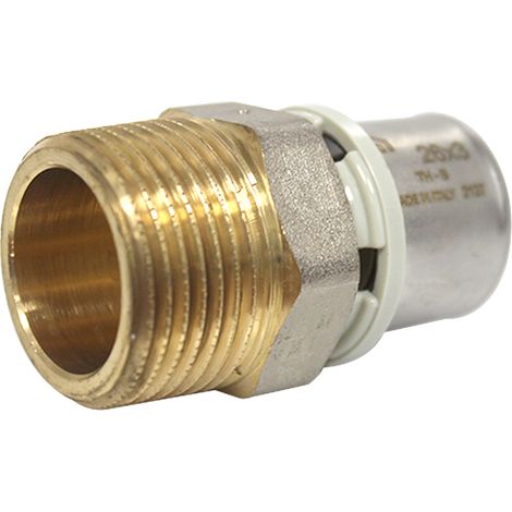 Raccord multicouche à sertir TH - Droit Mâle 1" (26/34) - Ø26x3,0 - Arcanaute (1/4)