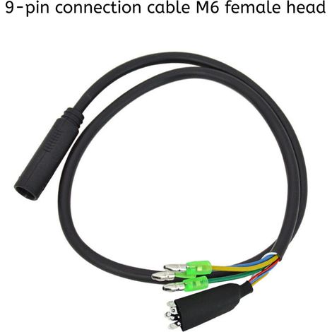 Câble moteur 9 broches mâle/femelle, rallonge moteur étanche, câble de connexion moteur pour contrôleur - extrémité femelle
