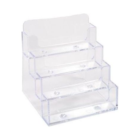 EXACOMPTA Visitenkartenständer Exacompta Office 94 x 85 mm (B x H) nicht gefüllt Polystyrol kristall
