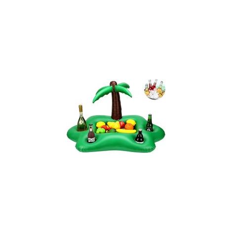Bouee Piscine,Bar Flottant pour Piscine,Porte-gobelets,Palmier Gonflable Plateau Flottant pour Piscine Gonflable, Convient pour Piscine, mer, Les Vacances