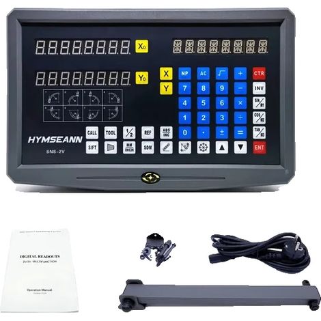 Système d'affichage numérique, 2 axes, mesure de précision, affichage SNS-2V (1/2)