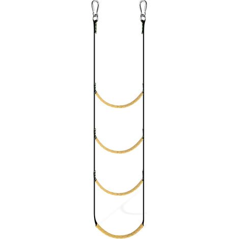 Sollbry Escalera de cuerda marina, escalera de cuerda de nailon para barco, escalera de cuerda portátil para barco, escalera de cuerda resistente para barcos, botes inflables, kayaks, lanchas motoras, (1/5)