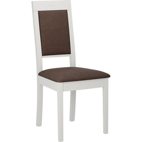 Silla Victorville 340, Blanco, 93x47x53cm, Tapiz, De madera, Madera (1/4)