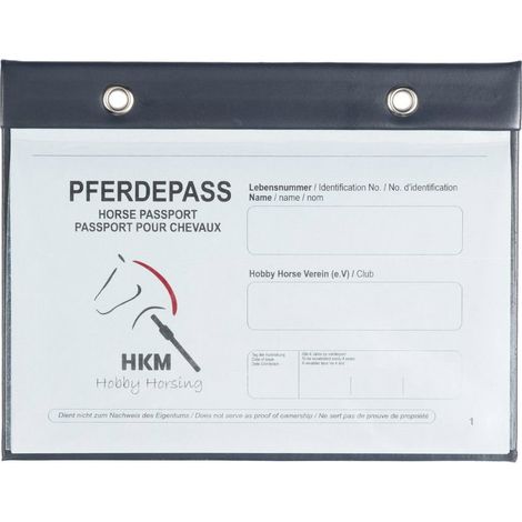Taglia unica, blu scuro: Passaporto giocattolo compilabile completo di adesivi colorati Hobby Horsing (1/3)