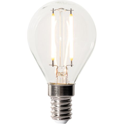 E14 Dimmbare LED-Glühbirne P45 Klarglas 3W 250 lm 2200K (1/5)