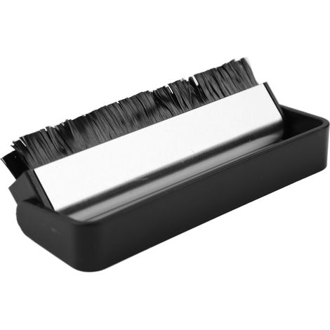 Brosse de nettoyage vinyle en fibre de carbone antistatique pour platine vinyle, accessoire DJ, équipement de lecture, nettoyage disques 33 tours, sans rayures. (1/5)