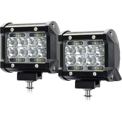 Barre Lumineuse LED 4 Pouces 60W 6000 Lumens pour Camion Bateau Pick-Up ATV UTV RV (1/4)