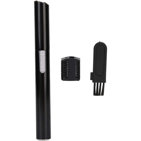 Tondeuse à cheveux pour les oreilles et le nez, Tondeuse à cheveux et sourcils indolore pour hommes et femmes, Tondeuse à aisselles électrique en acier inoxydable avec lumière LED (1/5)