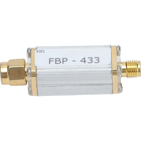 Filtre passe-bande module 50 Ohms ultra-compact SMA 433MHz (400-475MHz) FBP-433 (1/5)