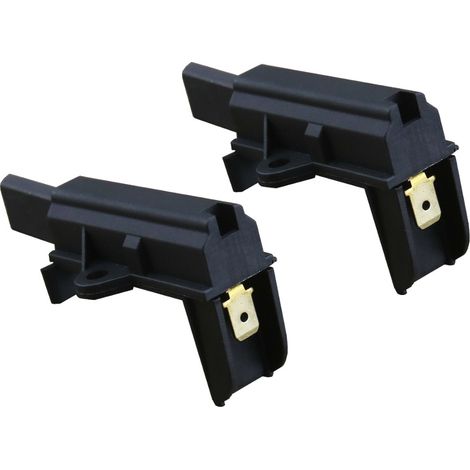 2x Kohlebürsten Motorkohlen 12,5x5x32mm für BEKO WKD25086T-EXP B1 C J20 800 TS TP, ARCTIC CA800A+ -RO B1 C J20 800 TS TP - mit Halter (1/2)