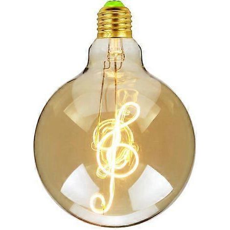 Ampoules LED vintage 4W à intensité variable, ampoules décoratives musicales 220/240V E27 pour lampe de table [Classe énergétique A++] (1/5)