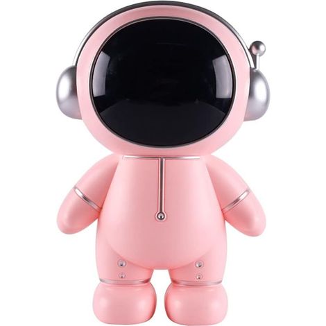 Tirelire Astronaute, Convient Aux Garçons Filles Enfants Pot De Rangement Ornement(Rose) (1/5)