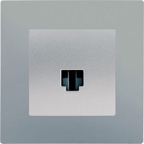 Prise RJ45 Silver Delta Viva + Plaque Silver