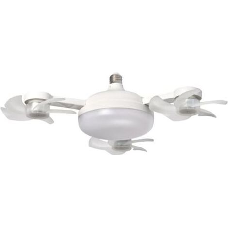 LED-Deckenventilator mit Fernbedienung, einstellbarer Helligkeit und effizienter Luftzirkulation für den Heimgebrauch (drei Köpfe). (1/5)