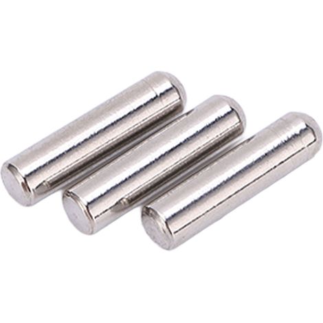 Lot de 100 goupilles de positionnement 2,5 x 10 mm en acier inoxydable haute dureté et résistant à la corrosion pour la fabrication de machines (1/5)