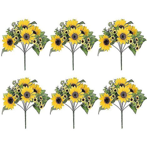 6 Sonnenblumensträuße (1/3)