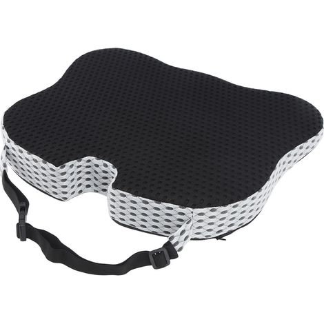 Coussin de Chaise en Mémoire de Forme, Maille Respirante Épaissi, Assise pour Maison Voiture Bureau (1/5)