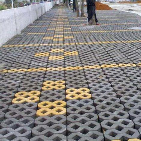 Moule en plastique pour jardin, pour la fabrication de chemins, pour pavage en ciment, pour routes et en béton, DI-D- (1/4)