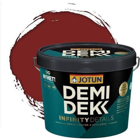 Peinture Bois - DEMIDEKK INFINITY DETAILS - Lasure Opaque Satinée - RAL 3011 - 3L (1/2)