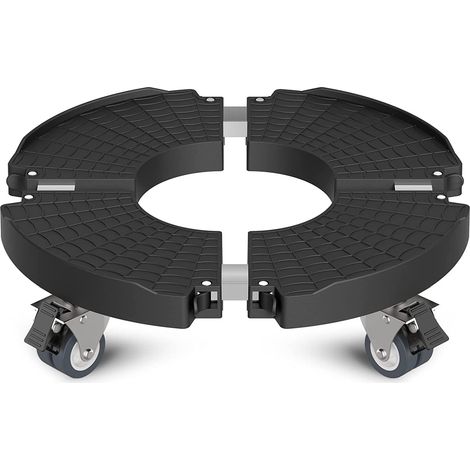 APEX Support à plantes à roulettes robuste et réglable avec roulettes verrouillables, idéal pour les grands pots d'intérieur et d'extérieur (1 pièce). (1/5)