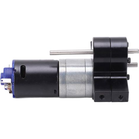 Boîtier de transmission métallique avec boîte de vitesses et arbre de transmission pour camion RC WPL 4WD/6WD (noir) (1/5)
