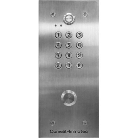 Comelit CLIE500 Tastiera a 500 codici in acciaio inox frontale