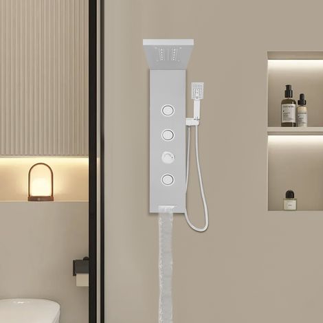 Pannello doccia con illuminazione LED, dispositivo doccia corpo intero da parete (1/5)