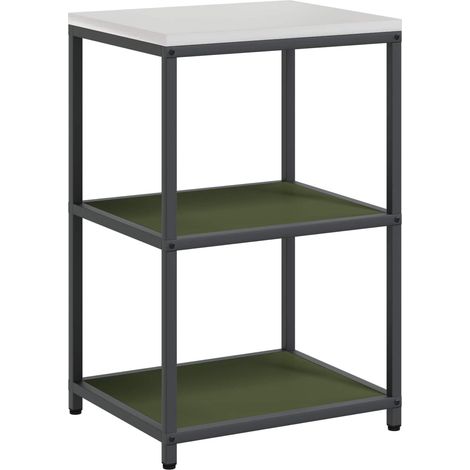 Maison Exclusive - Stoccaggio in cucina HATTEM Verde Oliva 60 x 50 x 92 cm Acciaio