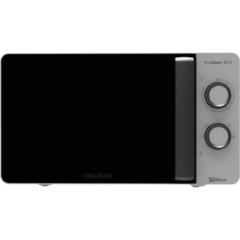 Cecotec – Micro-ondes à poser 20 litres 700W – Technologie 3DWave – Revêtement antibactérien Ready2Clean – Plateau tournant