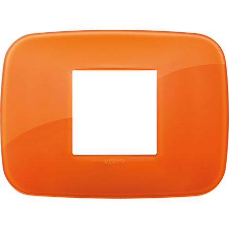 VIMAR - 19682.63 Placa redonda 2M central Reflex naranja
