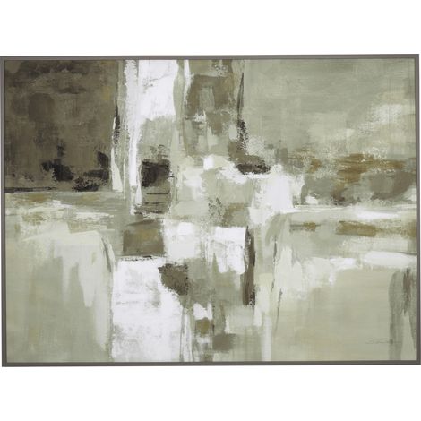 Quadro Gallery 120 x 90, stampa su tela dipinta a mano