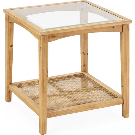 Auxiliary Tabelle 56x56x56 Möbel / Naturholzkonsolen / Rattanpour Alle Stile, um zu Hause eine Note zu verleihen (1/2)