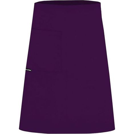 Tablier - Long - Coton Mélangé 65 % Polyester 35 % - Pour Cuisine Atelier Peinture Pâtisserie - Violet - 1 Pièce (1/5)