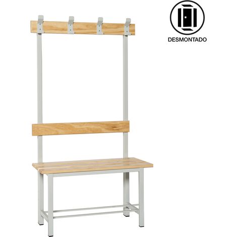 Simonrack Panchina moderna per guardaroba grigia 200 cm
