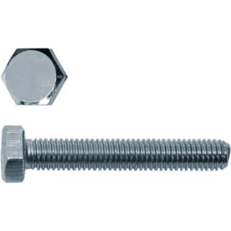 VITI PER METALLO 8.8 TESTA ESAGONALE INTERAMENTE FILETTATE- - ø mm.6x45 - 200 pezzi AMBROVIT