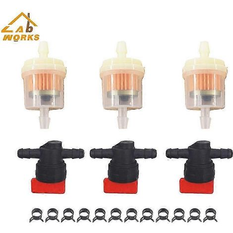 494768 697947 698183 3-teiliges Kraftstoff-/Benzinfilter-Schlauchschellen-Set 1/4" (1/5)